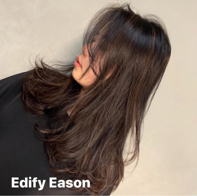 台中燙髮染髮推薦Edify Eason 伊森彎彎燙 搭配日系線條挑染真的好美好喜歡😍