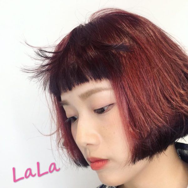 台中燙髮染髮推薦Edify LaLa設計師女生短髮染髮系列