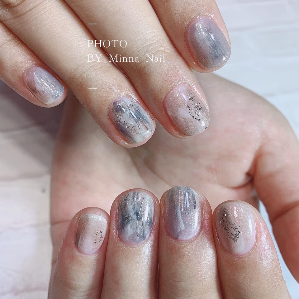 台中美甲推薦Minna Nail 米娜美甲 透心涼的美手 0934 266 602