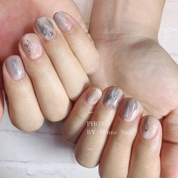 台中美甲推薦Minna Nail 米娜美甲 透心涼的美手 0934 266 602