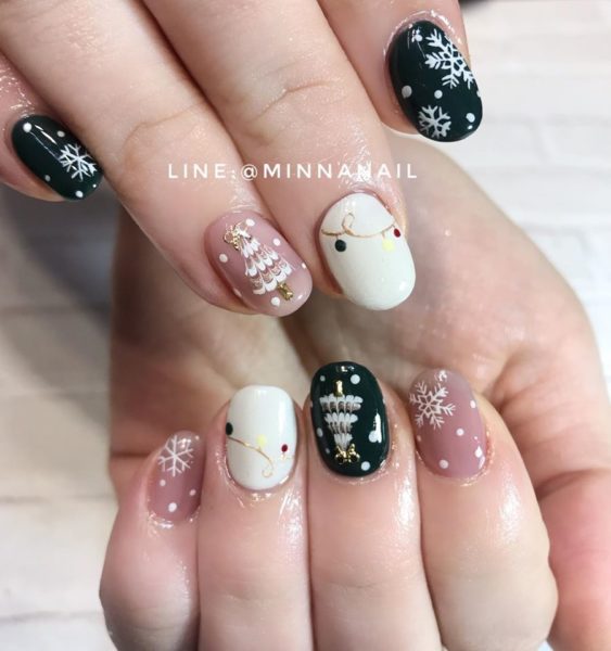 冰雪奇緣 聖誕節台中米娜美甲推薦Minna Nail 12月活動 預約加LINE @minnanail 台中市南屯區干城街277號 (3)